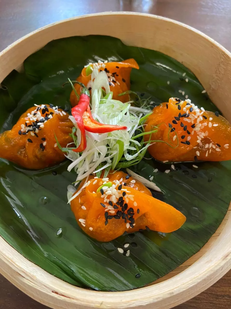 The Sriracha chicken dimsums The Sriracha chicken dimsums