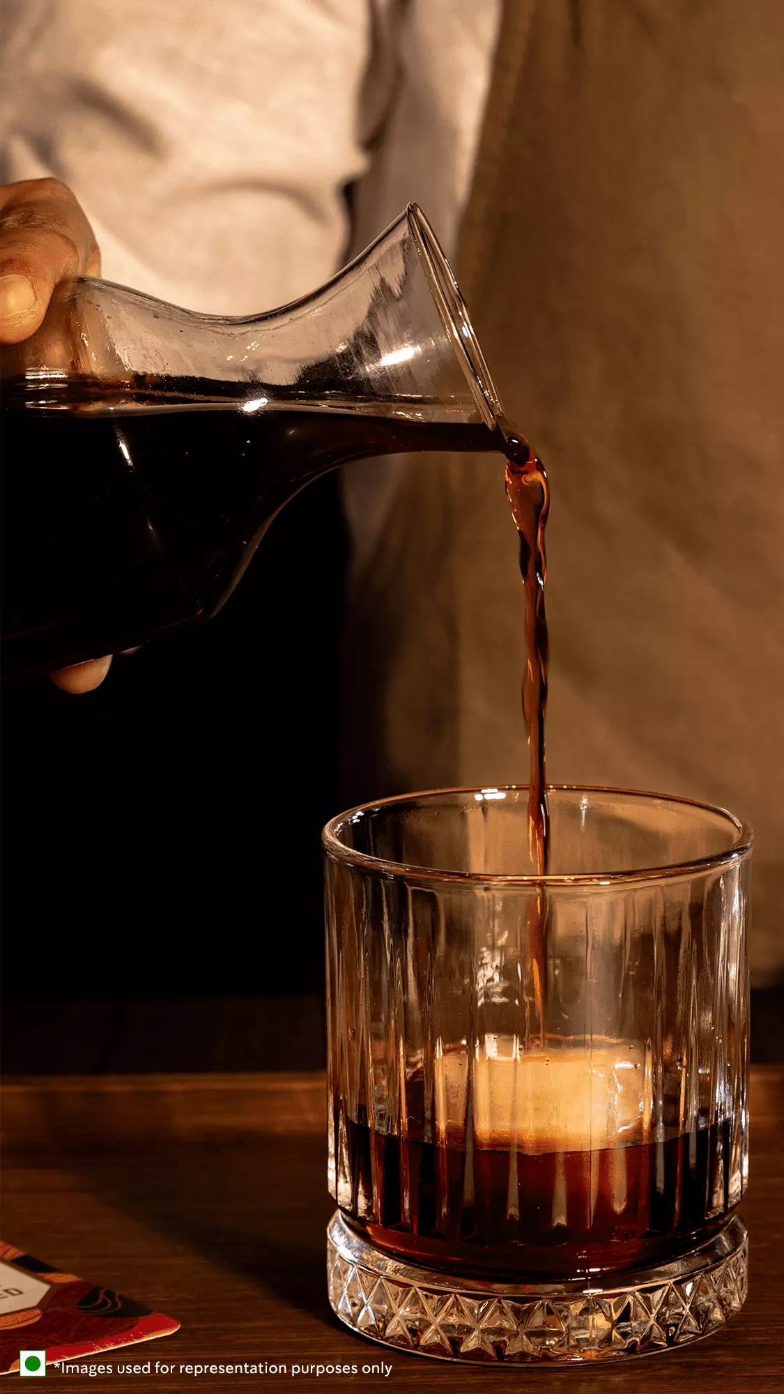 Limited edition Whiskey Barrel-Aged Guatemala Cold Brew at Starbucks India Reserve store