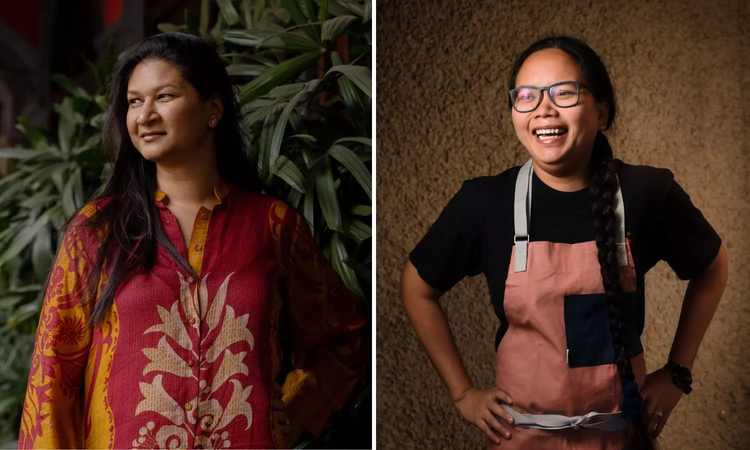 Left: Gauri Devidayal | Right: chef Seefah Ketchaiyo