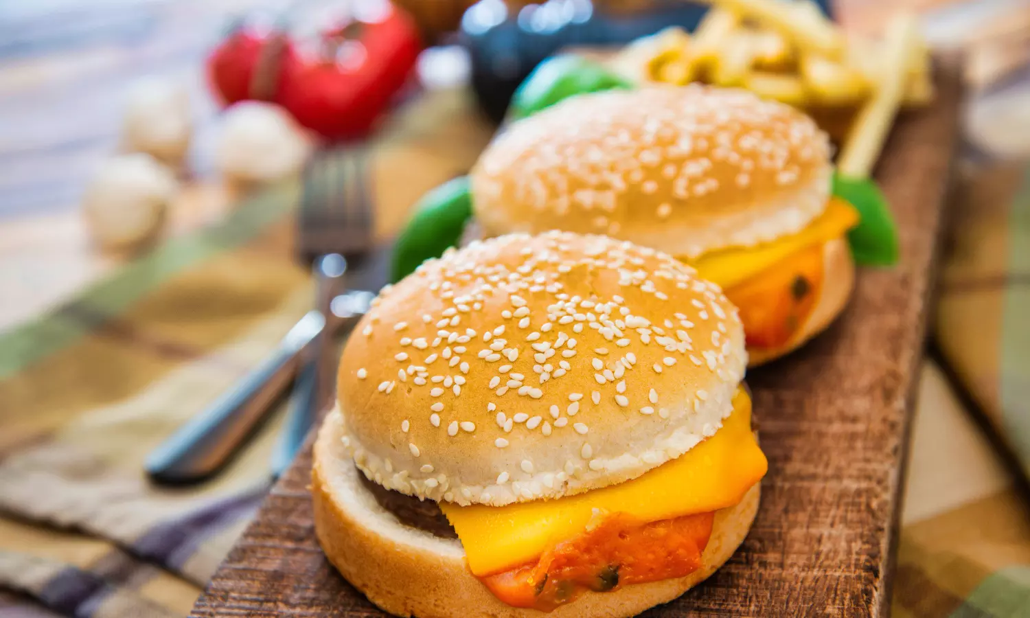 Crunchy Thai Vada Burger
