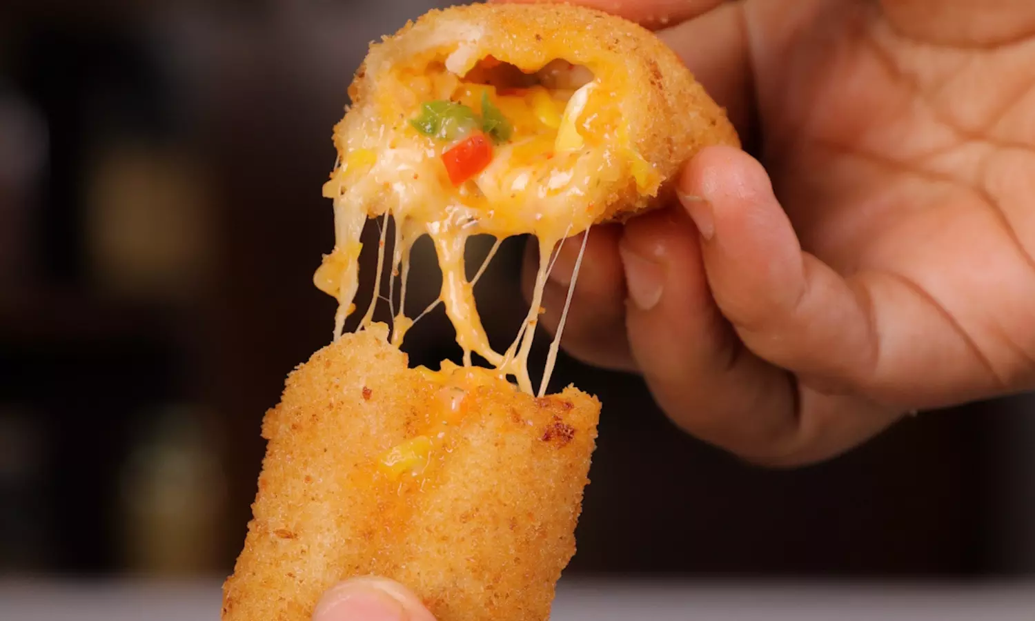 Crispy Cheese Pockets