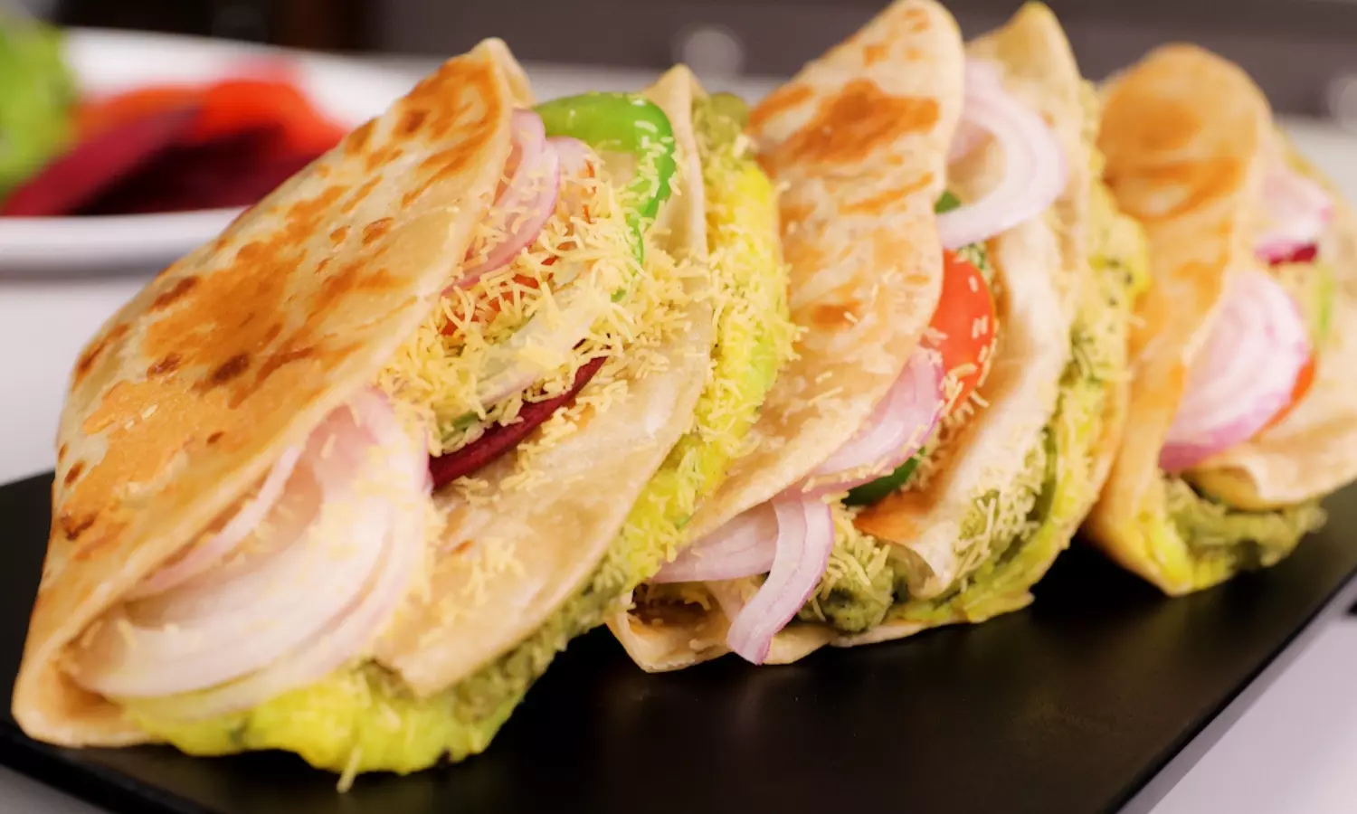 Bombay Style Sandwich Inspired Wrap