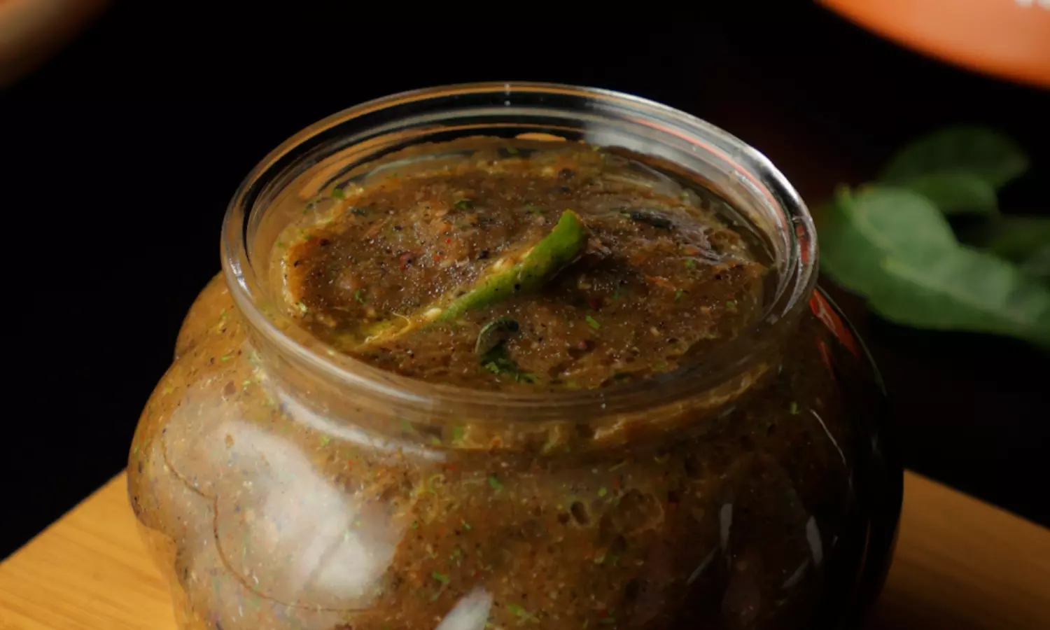 Eggplant Tamarind Chutney ( Vankaya Pachi Pulusu )