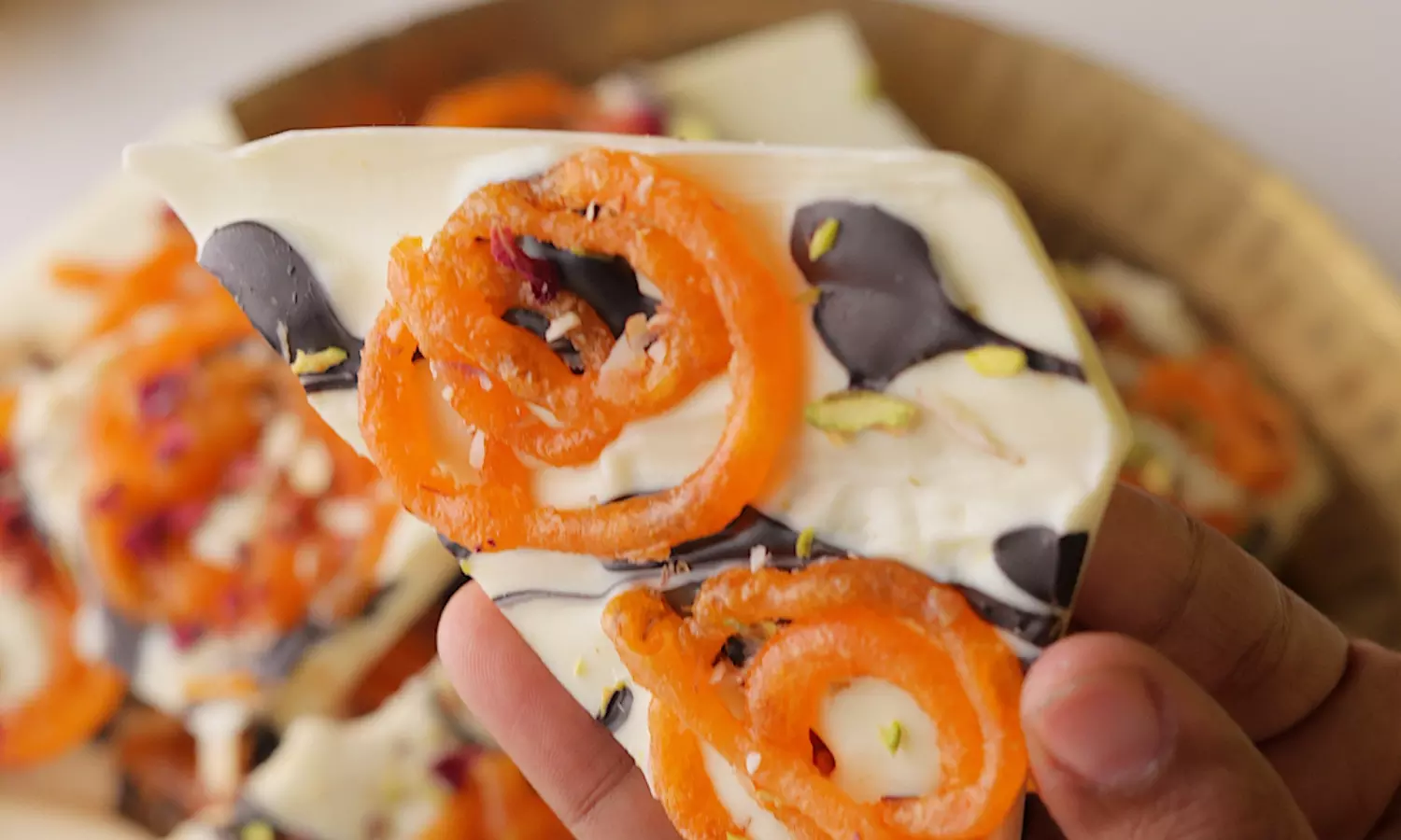 Chocolate & Jalebi Barks