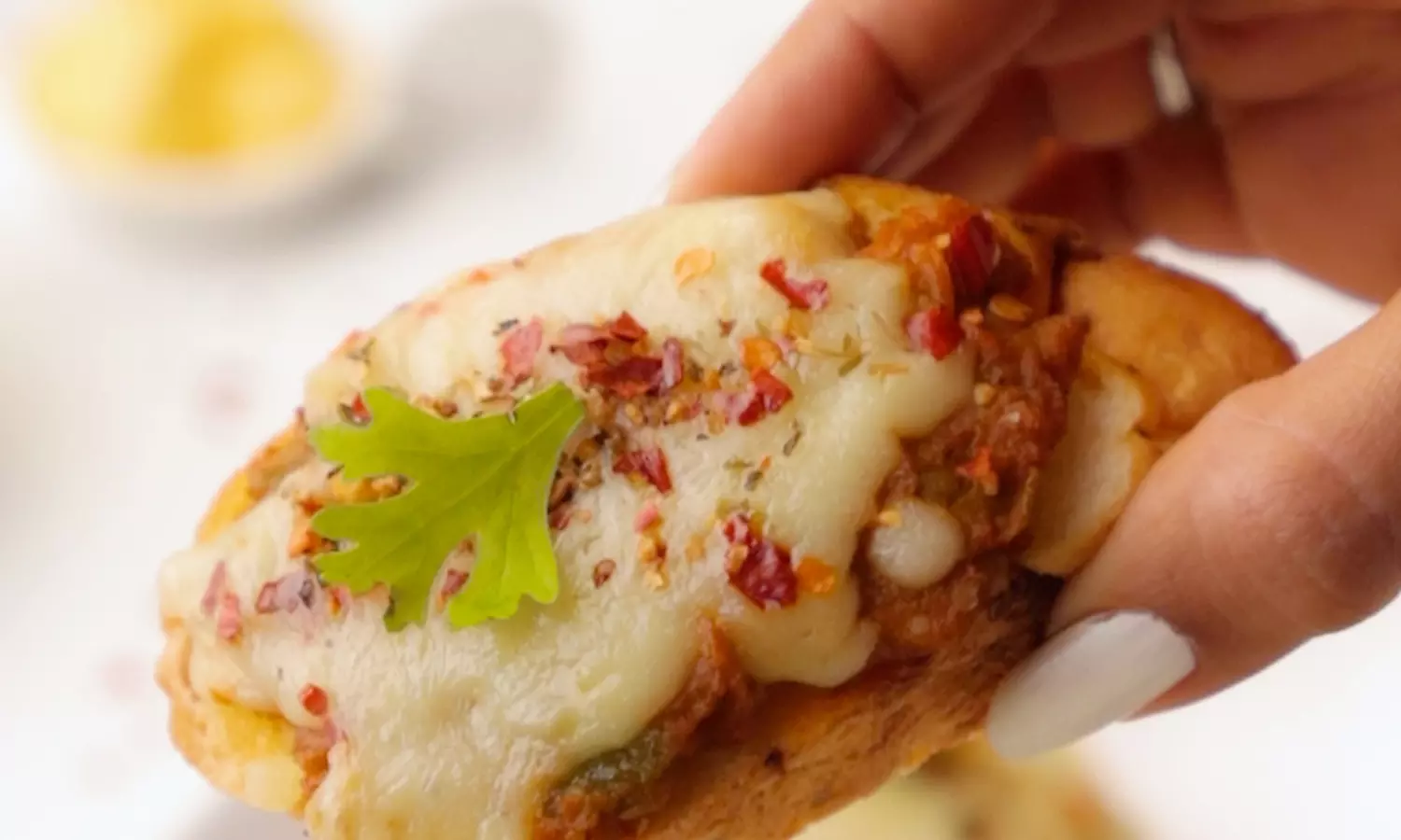 Pav Bhaji Bruschetta