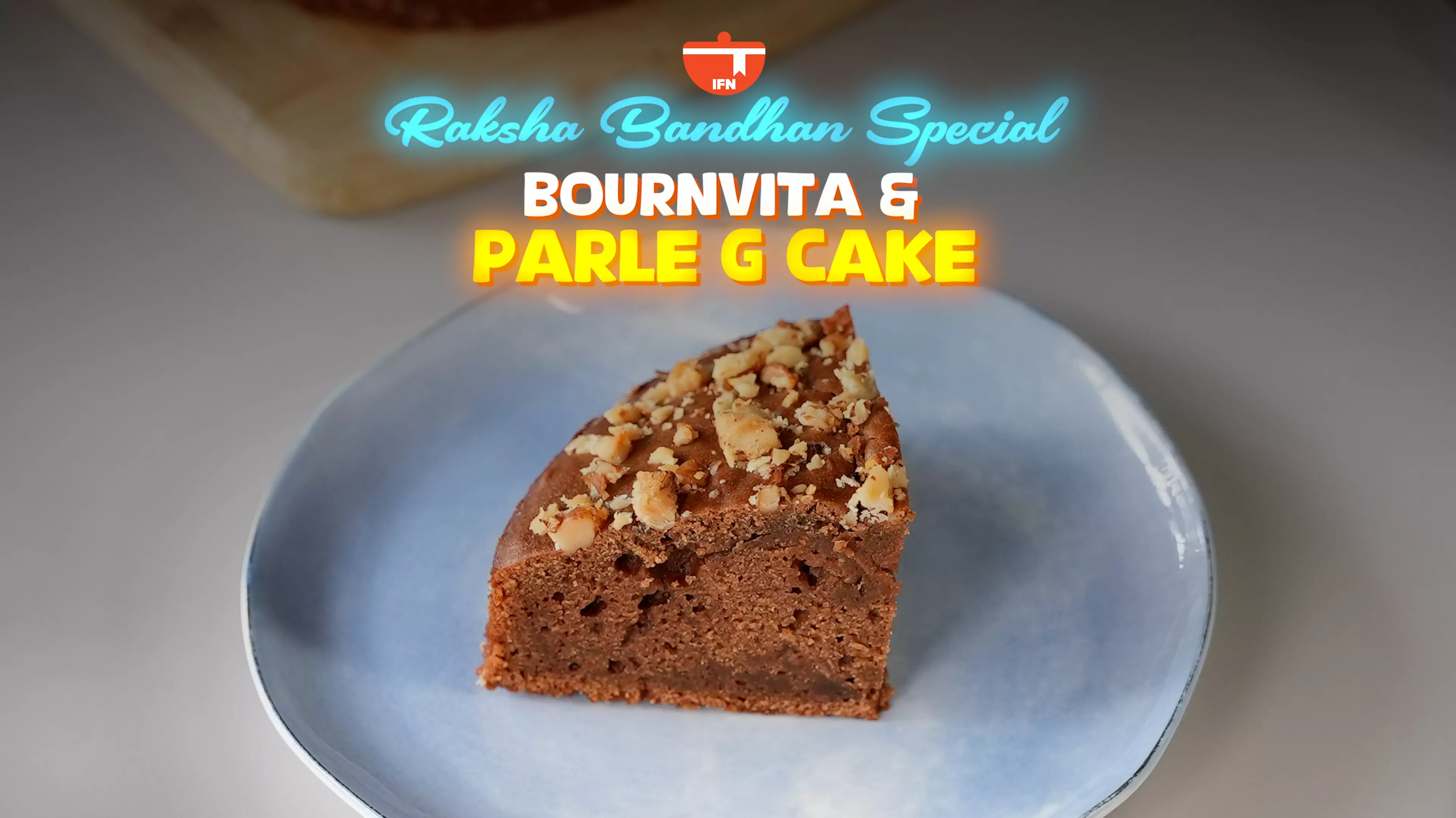 Bournvita & Parle G Cake