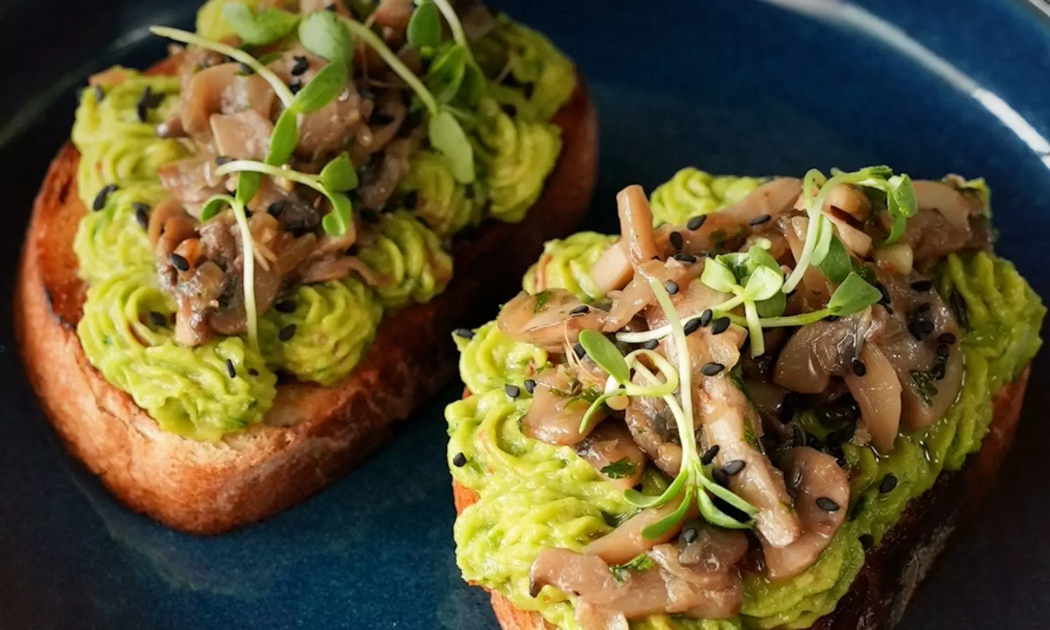Avocado Mushroom Toast