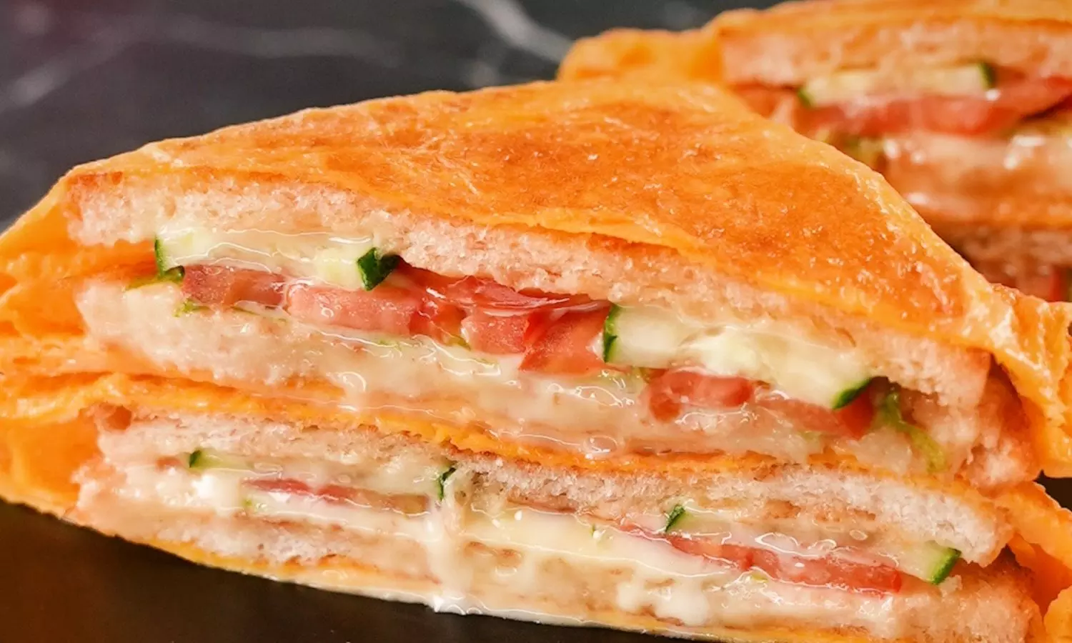 Cheese Omelette Sandwich
