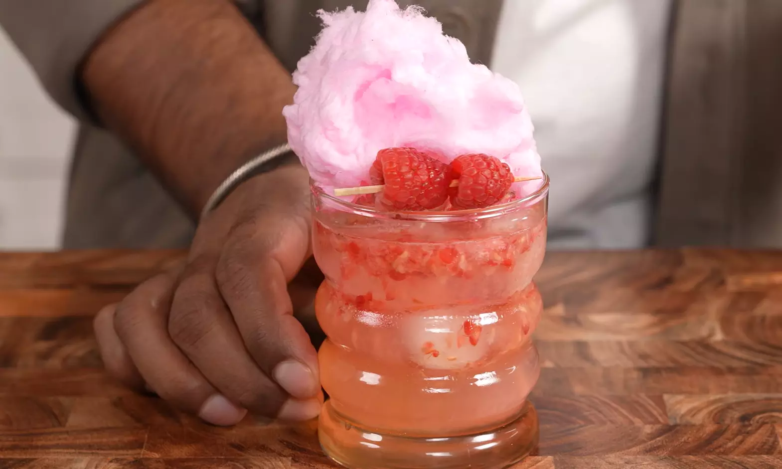 Raspberry Honey Mocktail