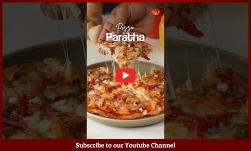 Pizza Paratha Pizza Paratha