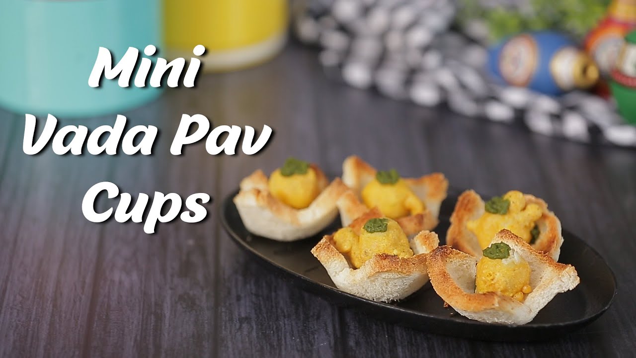 Snack Recipes | Mini Vada Pav Bites By Megha Joshi