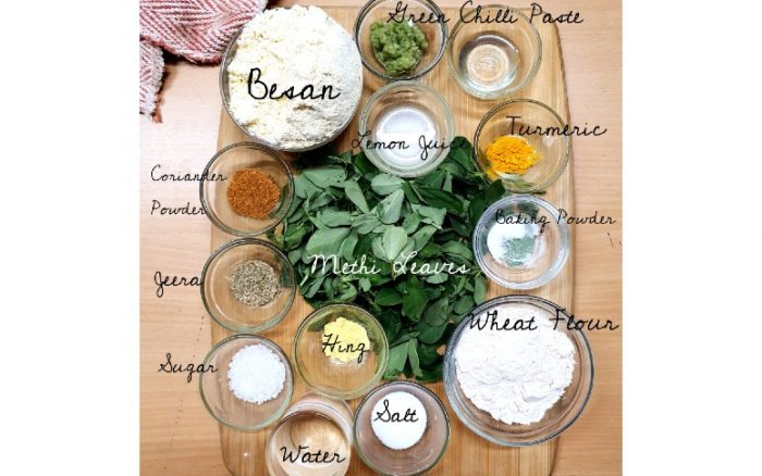 Muthia Ingredients